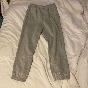 Grey joggers sweatpants